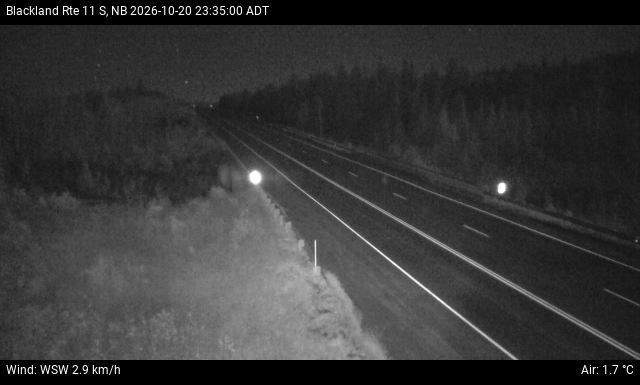 Web Cam image of Blackland (NB Highway 11)