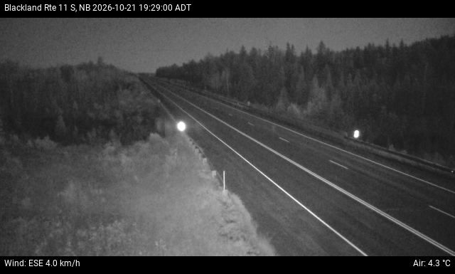 Web Cam image of Blackland (NB Highway 11)