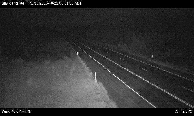 Web Cam image of Blackland (NB Highway 11)