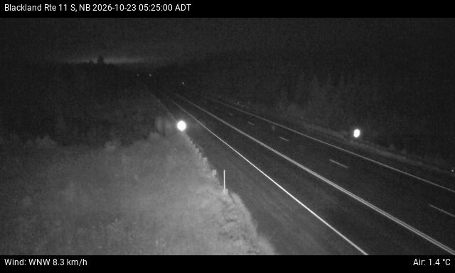 Web Cam image of Blackland (NB Highway 11)