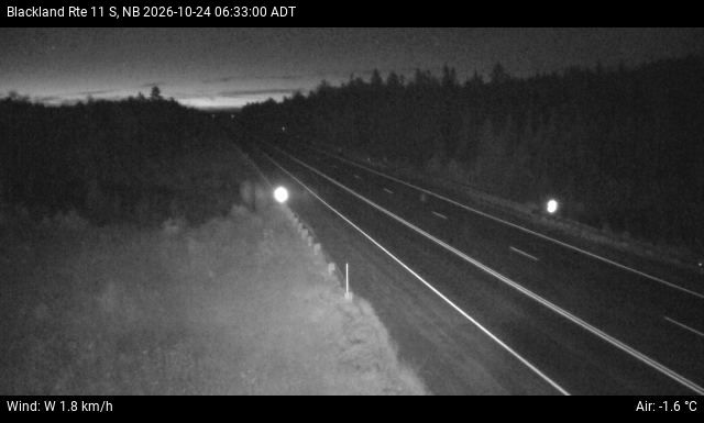 Web Cam image of Blackland (NB Highway 11)