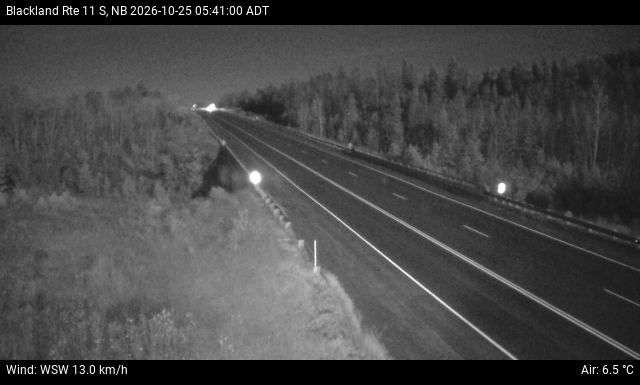 Web Cam image of Blackland (NB Highway 11)