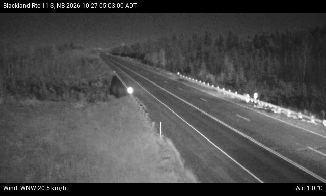 Web Cam image of Blackland (NB Highway 11)
