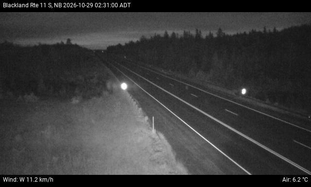 Web Cam image of Blackland (NB Highway 11)