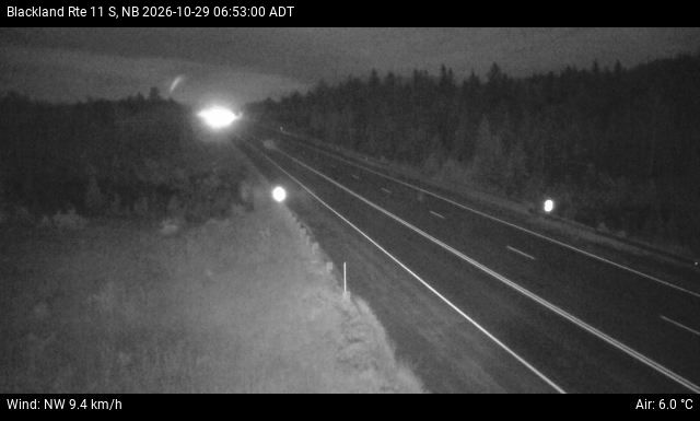 Web Cam image of Blackland (NB Highway 11)