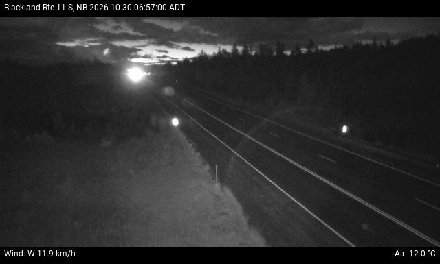 Web Cam image of Blackland (NB Highway 11)