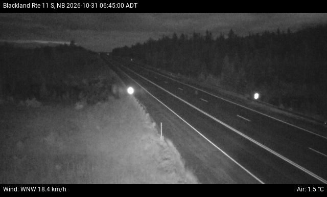 Web Cam image of Blackland (NB Highway 11)