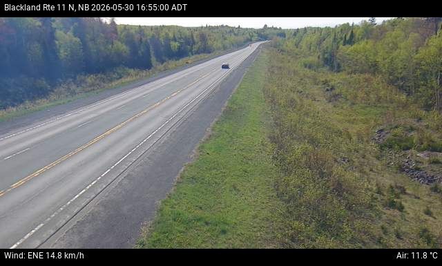 Web Cam image of Blackland (NB Highway 11)