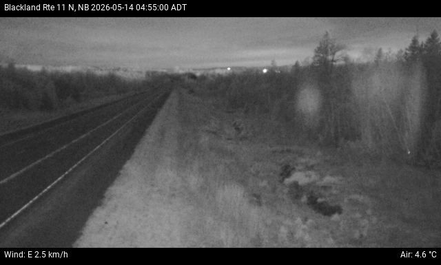 Web Cam image of Blackland (NB Highway 11)