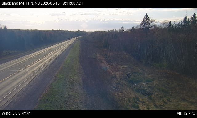 Web Cam image of Blackland (NB Highway 11)