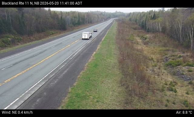 Web Cam image of Blackland (NB Highway 11)
