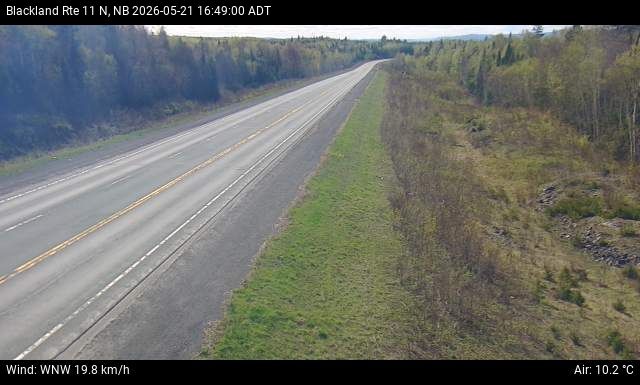 Web Cam image of Blackland (NB Highway 11)