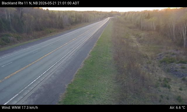 Web Cam image of Blackland (NB Highway 11)