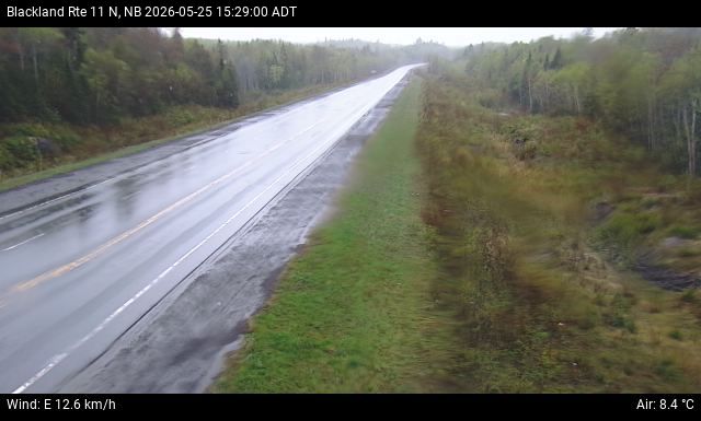 Web Cam image of Blackland (NB Highway 11)