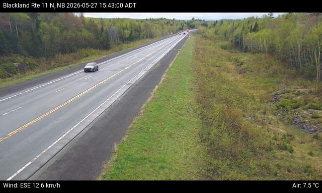 Web Cam image of Blackland (NB Highway 11)
