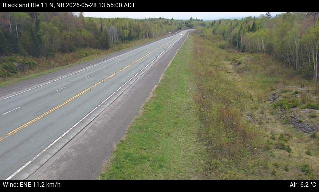 Web Cam image of Blackland (NB Highway 11)