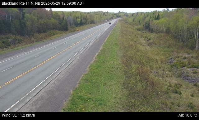 Web Cam image of Blackland (NB Highway 11)