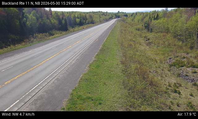 Web Cam image of Blackland (NB Highway 11)