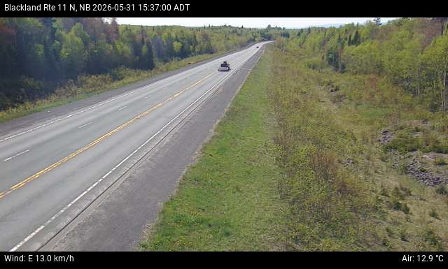 Web Cam image of Blackland (NB Highway 11)