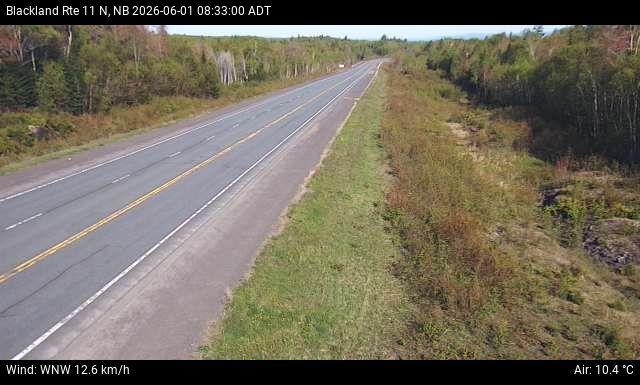 Web Cam image of Blackland (NB Highway 11)