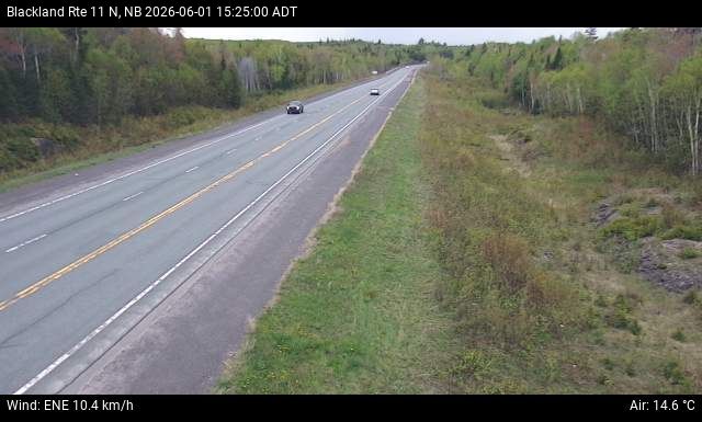 Web Cam image of Blackland (NB Highway 11)