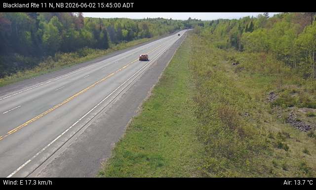 Web Cam image of Blackland (NB Highway 11)