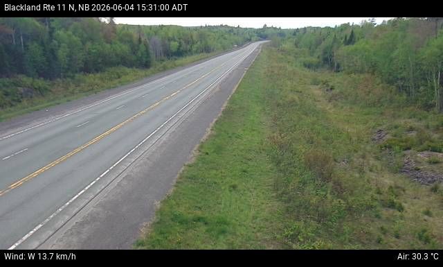 Web Cam image of Blackland (NB Highway 11)