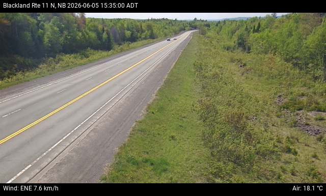 Web Cam image of Blackland (NB Highway 11)