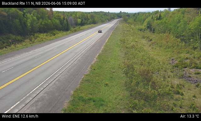 Web Cam image of Blackland (NB Highway 11)