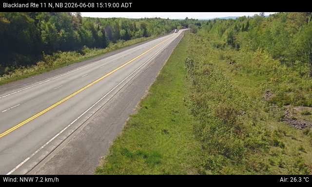 Web Cam image of Blackland (NB Highway 11)