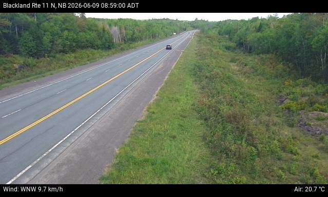Web Cam image of Blackland (NB Highway 11)