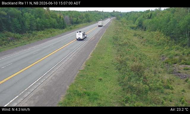 Web Cam image of Blackland (NB Highway 11)