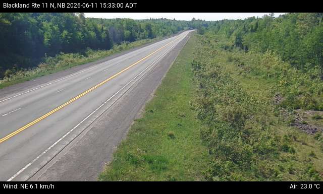 Web Cam image of Blackland (NB Highway 11)