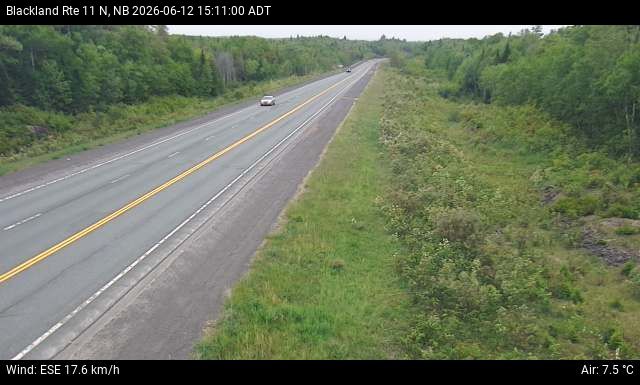Web Cam image of Blackland (NB Highway 11)