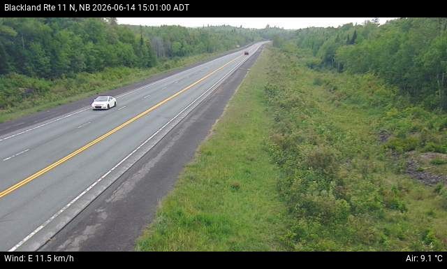 Web Cam image of Blackland (NB Highway 11)