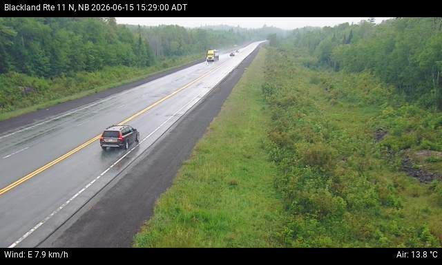 Web Cam image of Blackland (NB Highway 11)