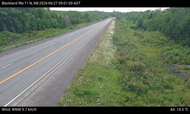 Web Cam image of Blackland (NB Highway 11)