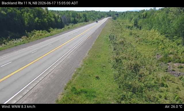 Web Cam image of Blackland (NB Highway 11)