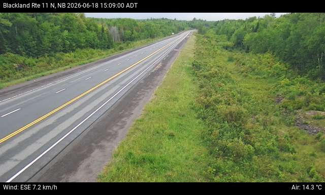 Web Cam image of Blackland (NB Highway 11)