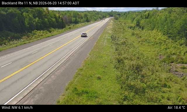 Web Cam image of Blackland (NB Highway 11)