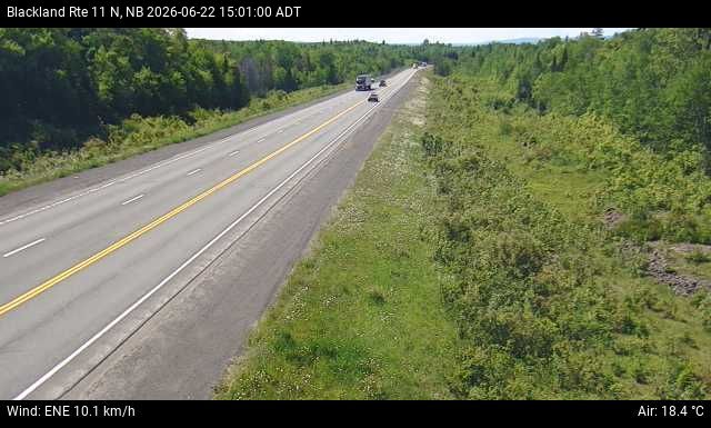 Web Cam image of Blackland (NB Highway 11)