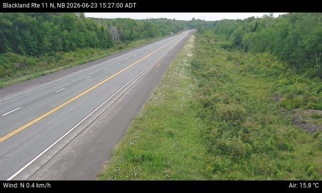 Web Cam image of Blackland (NB Highway 11)