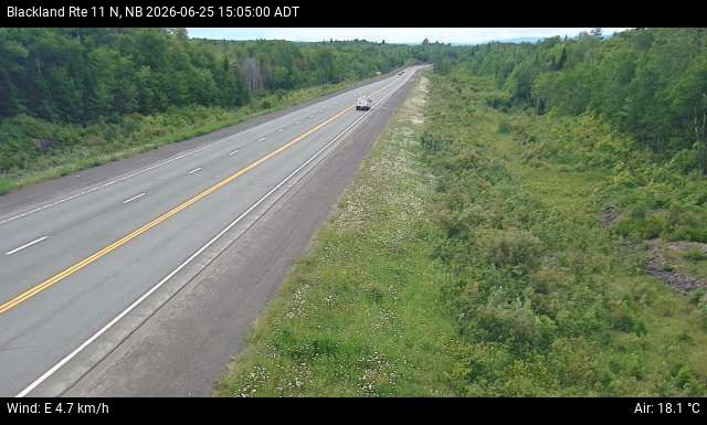 Web Cam image of Blackland (NB Highway 11)