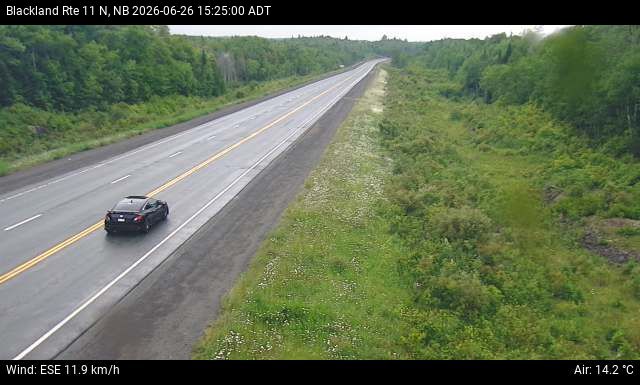 Web Cam image of Blackland (NB Highway 11)