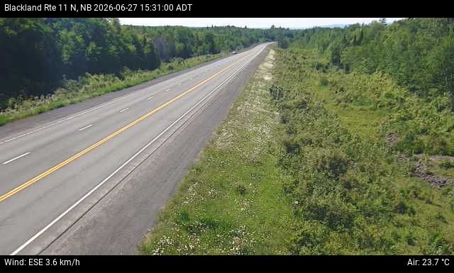 Web Cam image of Blackland (NB Highway 11)