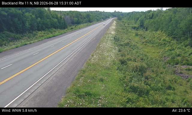 Web Cam image of Blackland (NB Highway 11)
