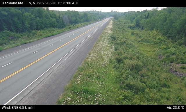 Web Cam image of Blackland (NB Highway 11)