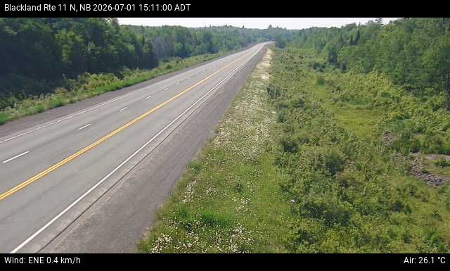 Web Cam image of Blackland (NB Highway 11)