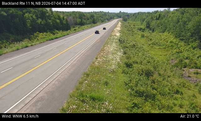 Web Cam image of Blackland (NB Highway 11)