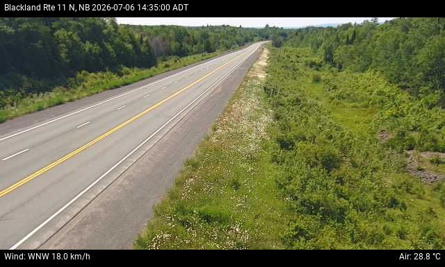 Web Cam image of Blackland (NB Highway 11)